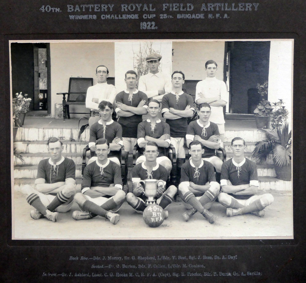 40th Battery RFA 1922