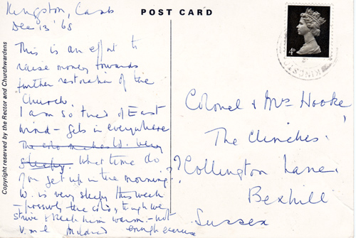 Mildred postcards 1968 ref William Farren Back WEB